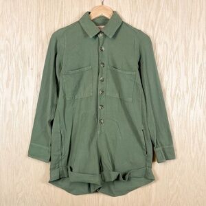 Show Me Your Mumu Tegan Romper Army Green